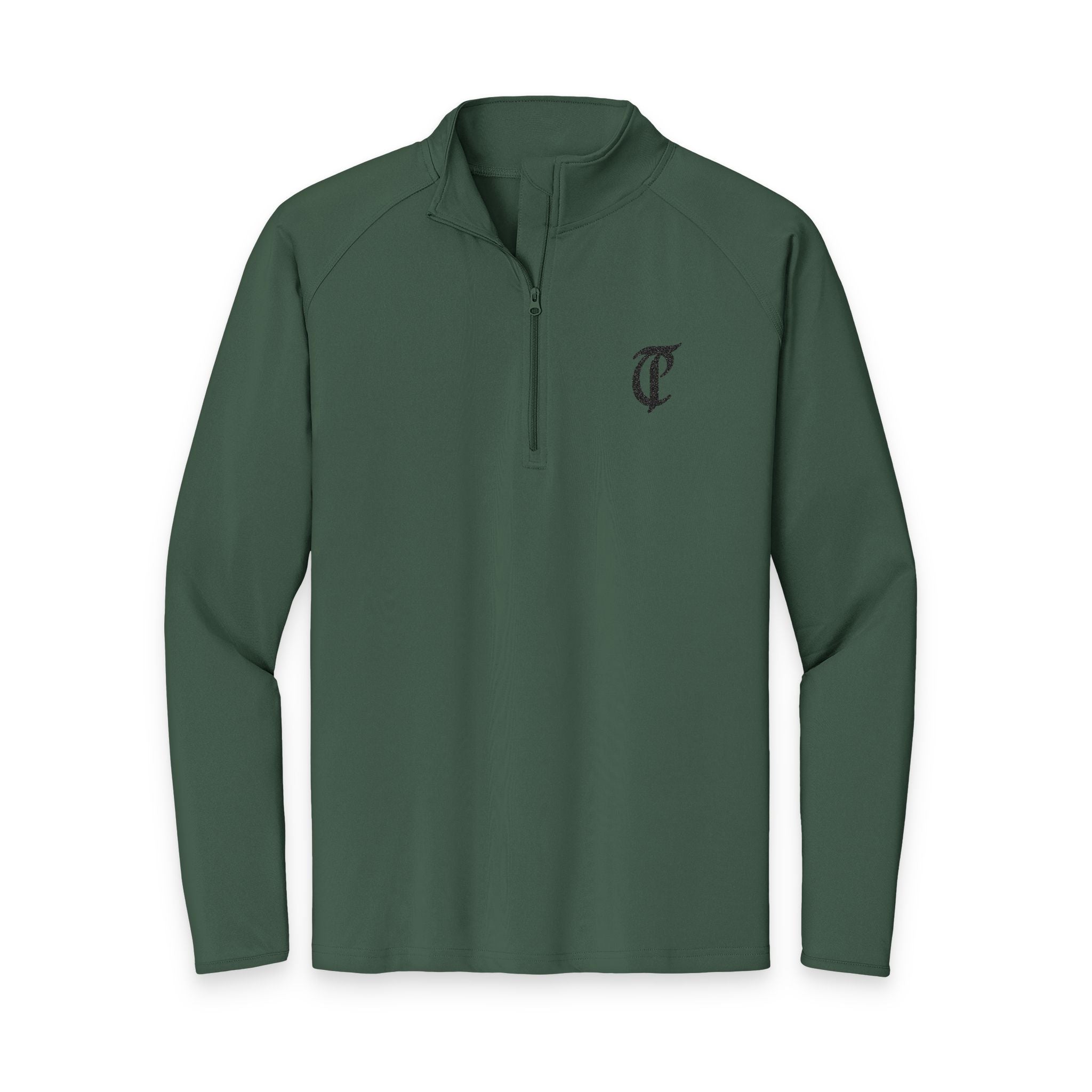 Cut Throat Quarter-Zip Pullover —Embroidered