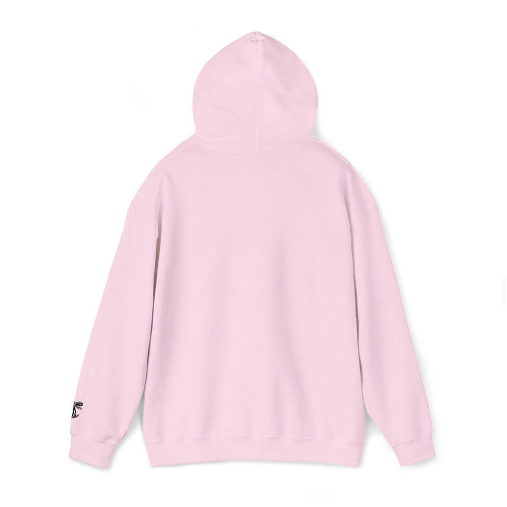 Cut Throat Embroidered Snake Logo Hoodie — Closed Mouth Design