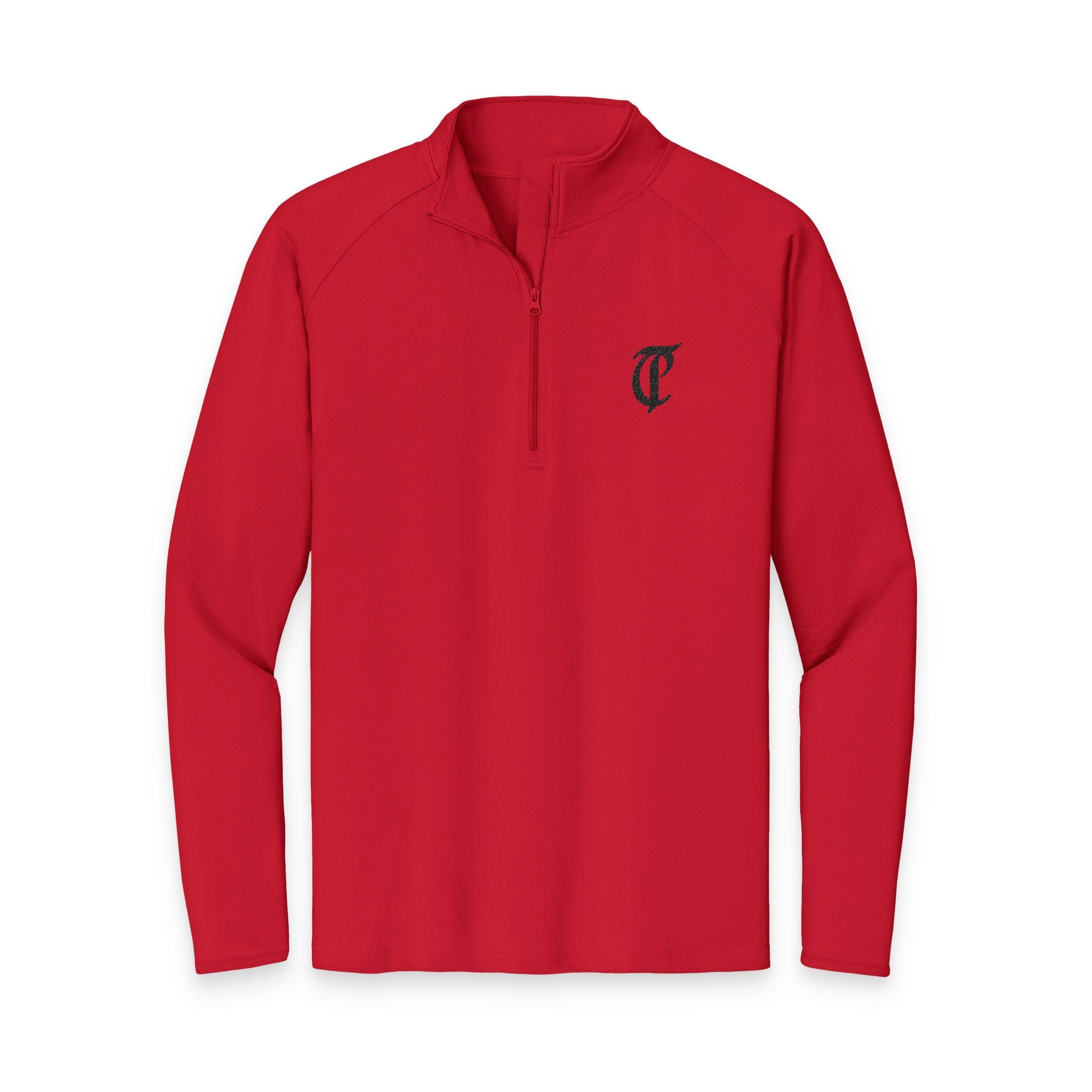 Cut Throat Quarter-Zip Pullover —Embroidered