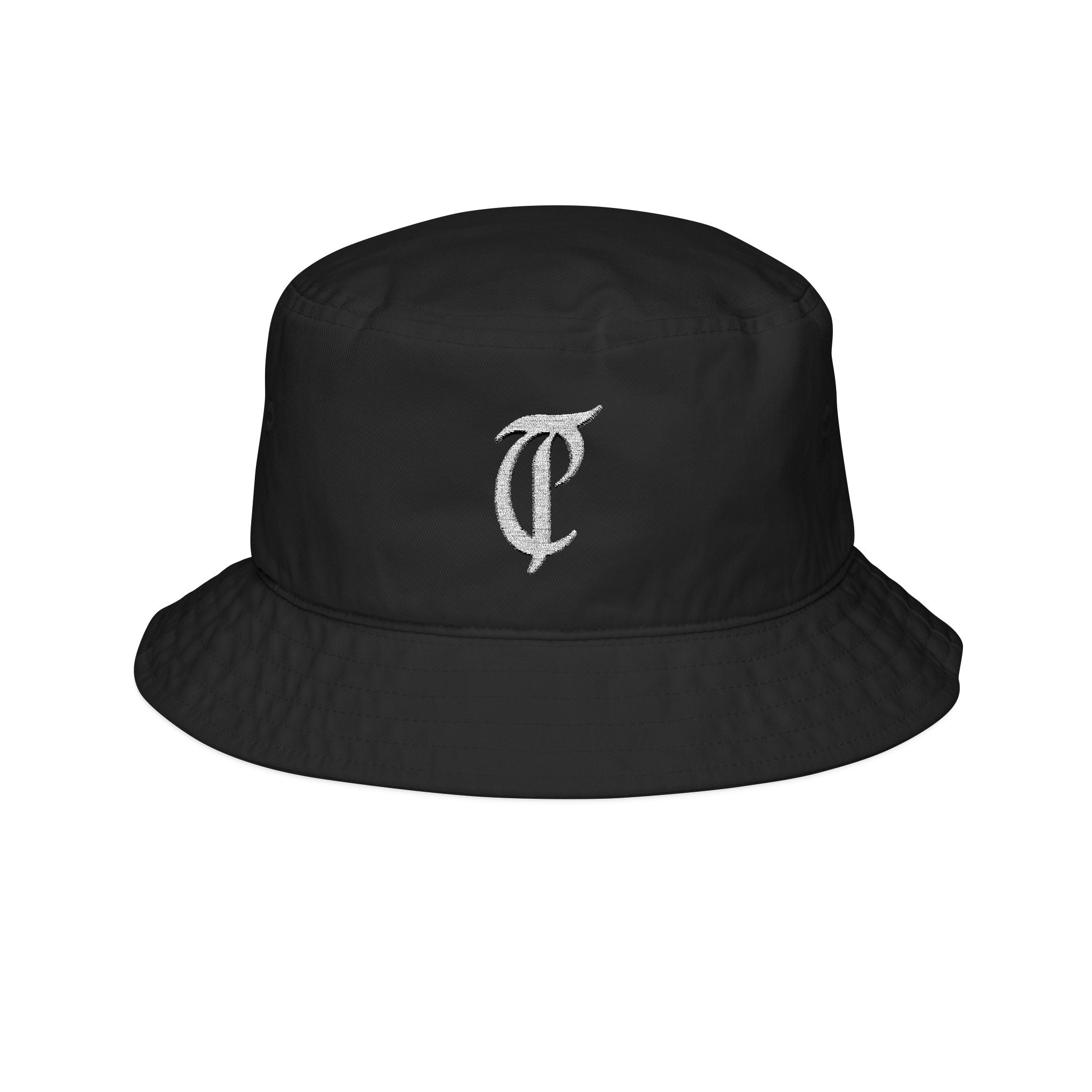 Bucket Hat OG White Logo--- Embroidered