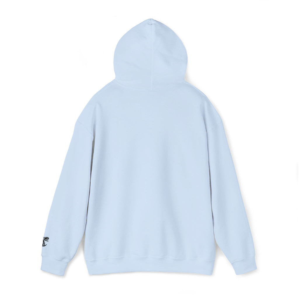 Cut Throat Embroidered Snake Logo Hoodie — Closed Mouth Design