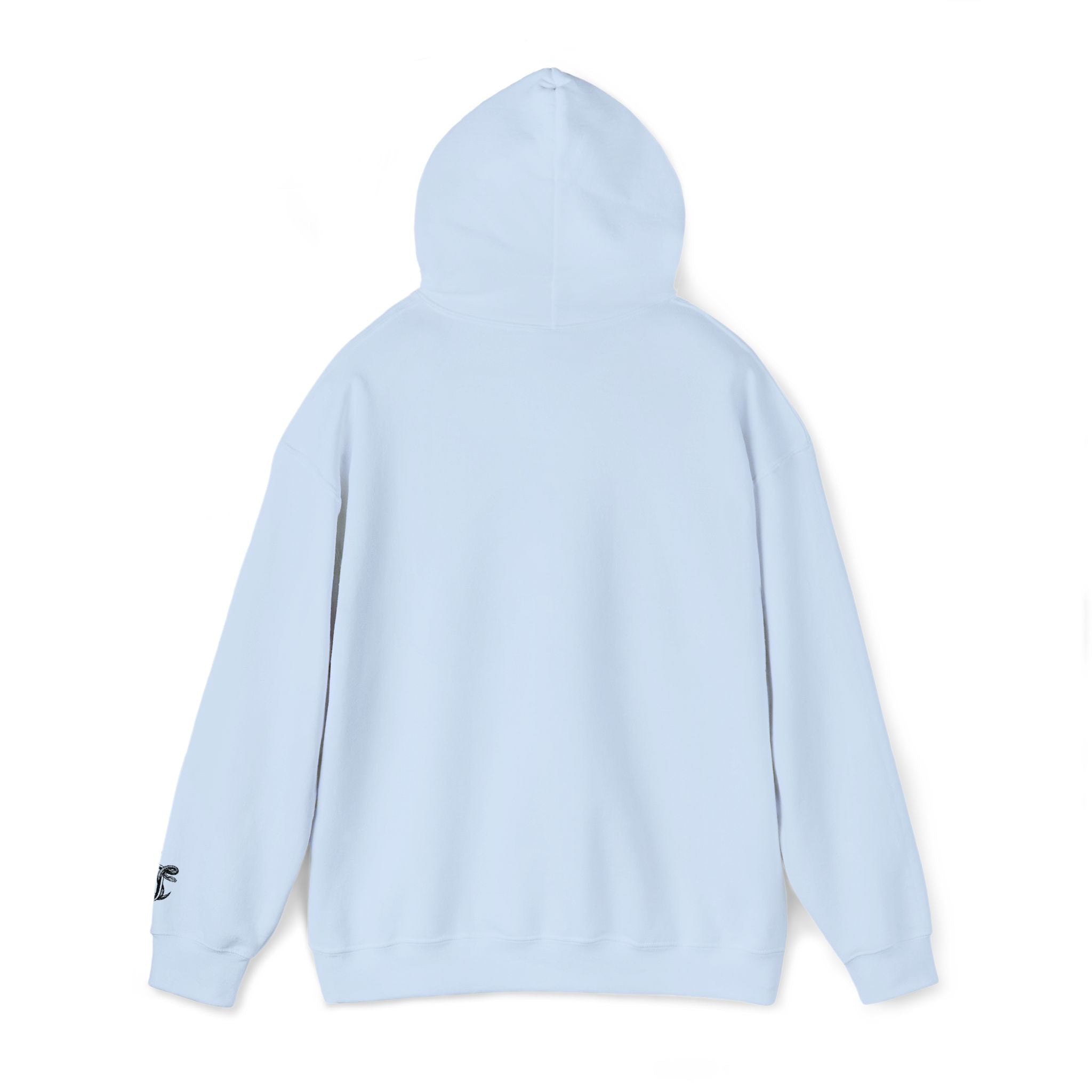 Cut Throat Embroidered Snake Logo Hoodie — Closed Mouth Design