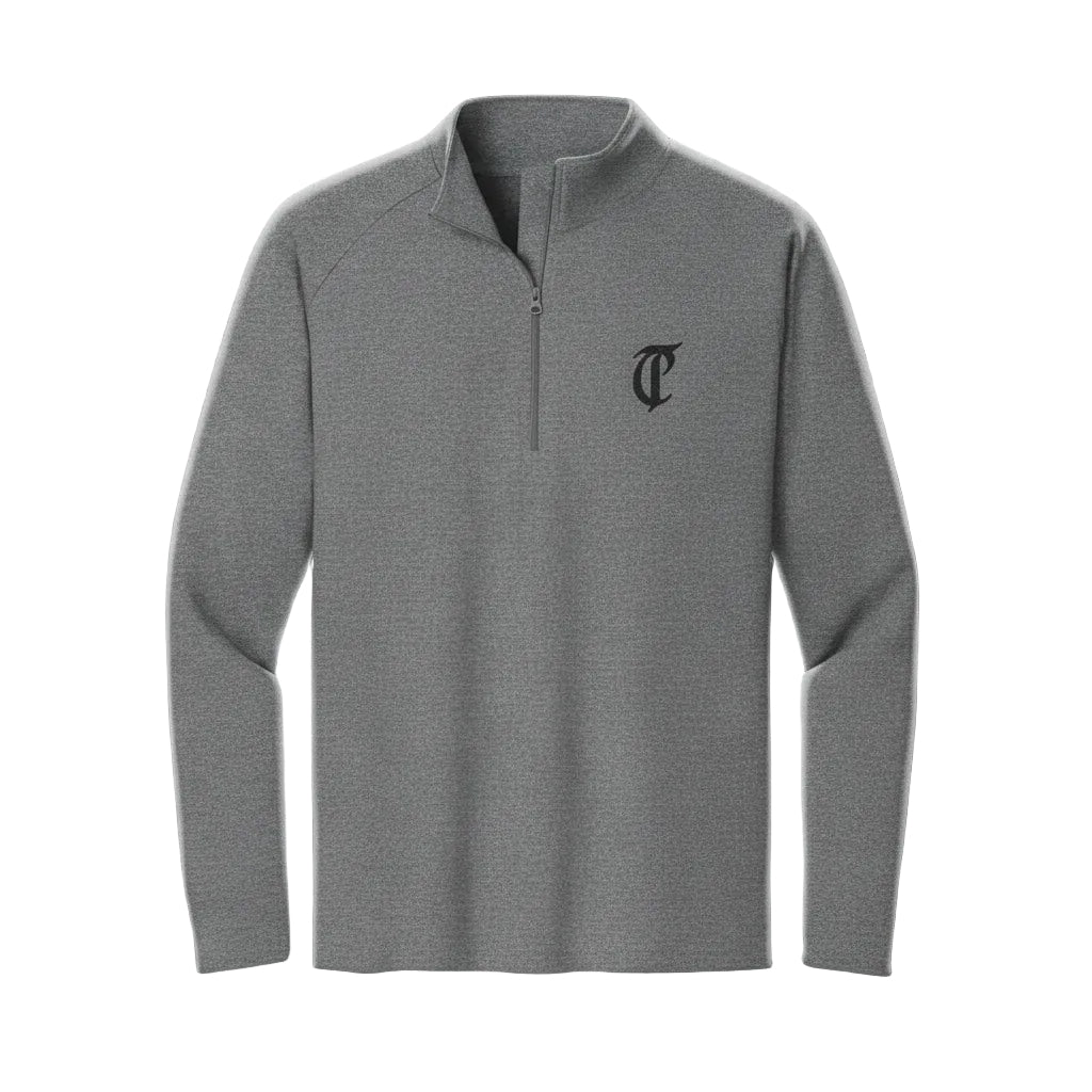 Cut Throat Quarter-Zip Pullover —Embroidered
