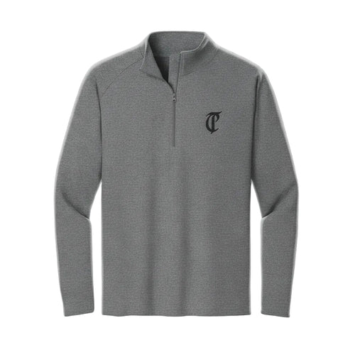 Cut Throat Quarter-Zip Pullover —Embroidered