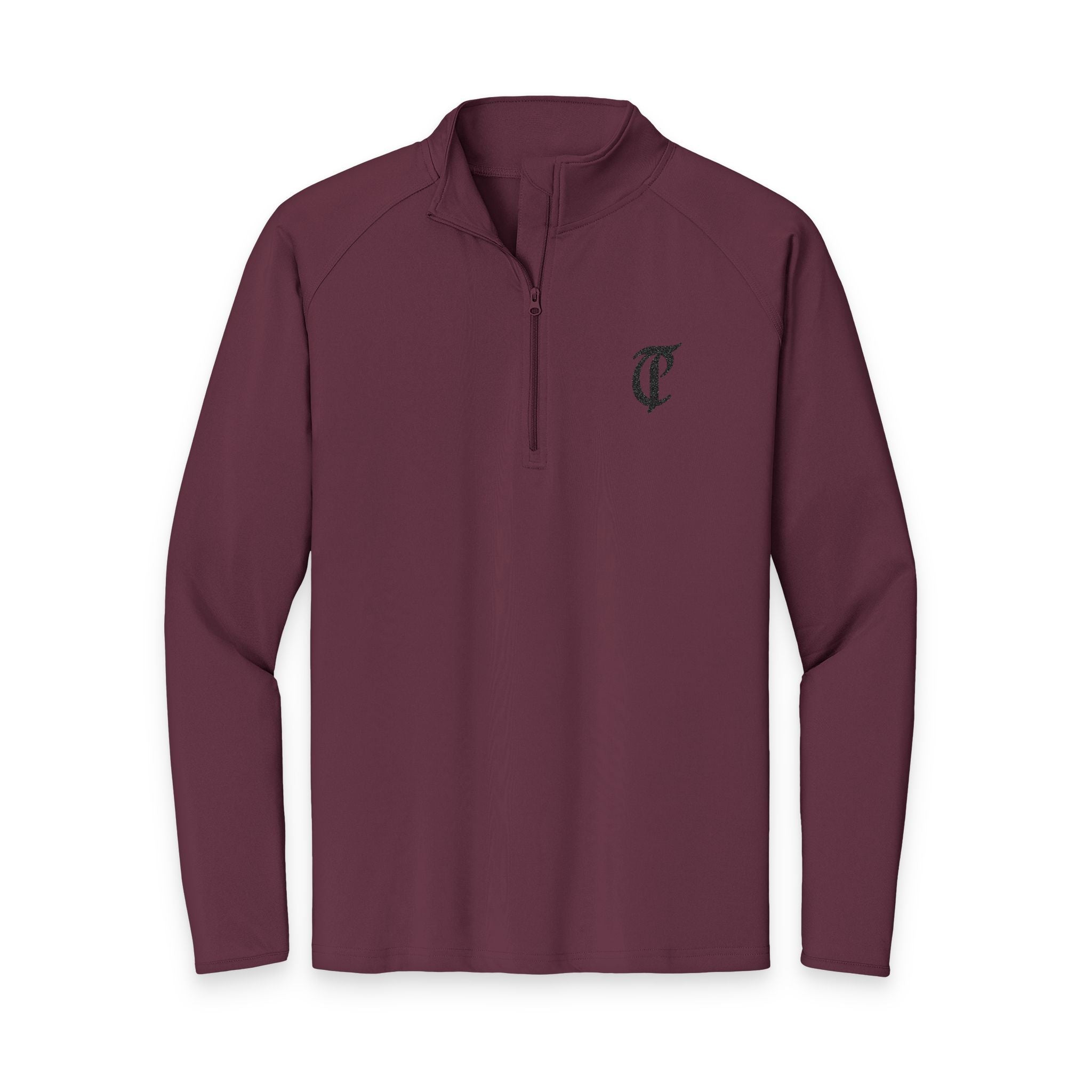 Cut Throat Quarter-Zip Pullover —Embroidered