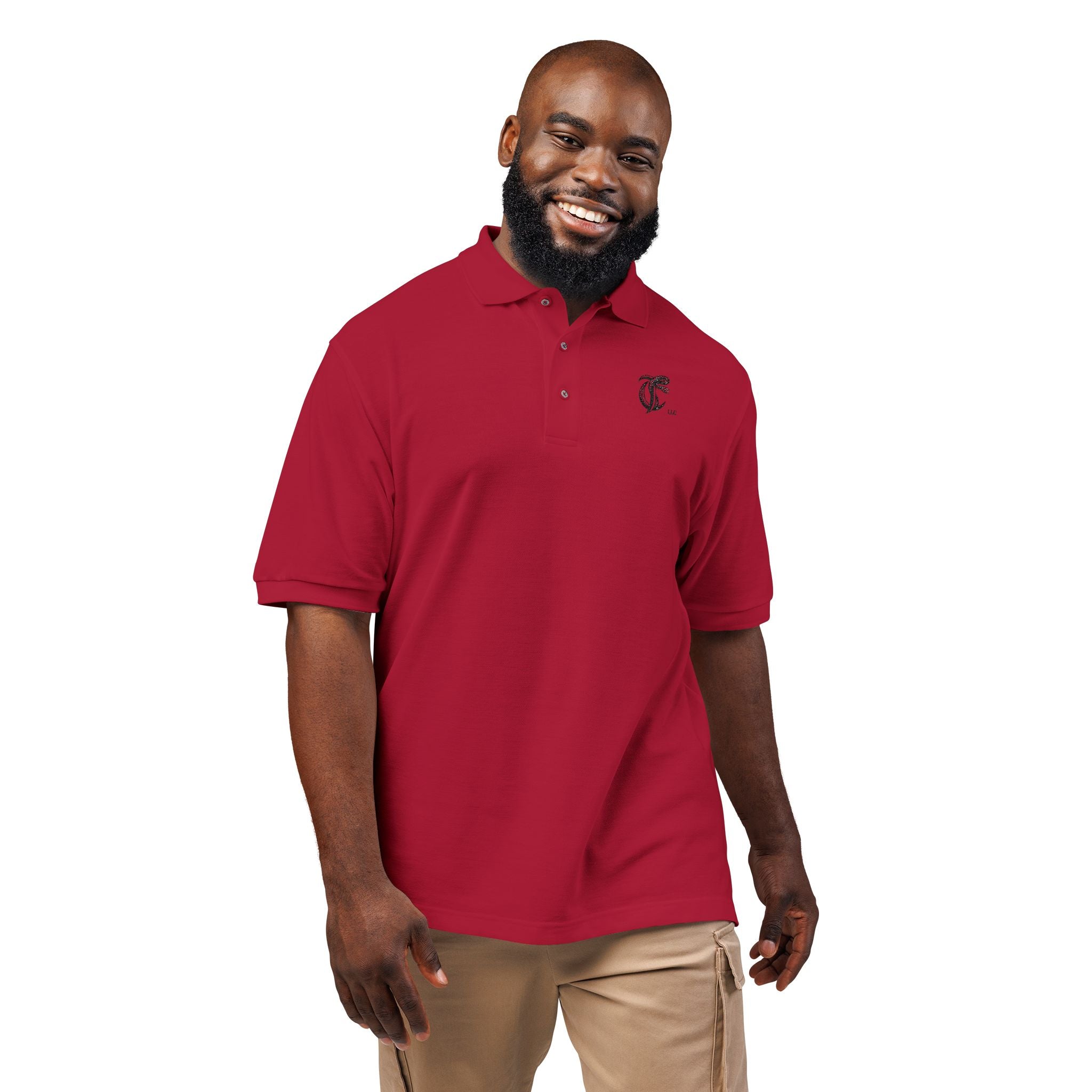 Cut Throat Snake Polo Shirt (Embroidered)
