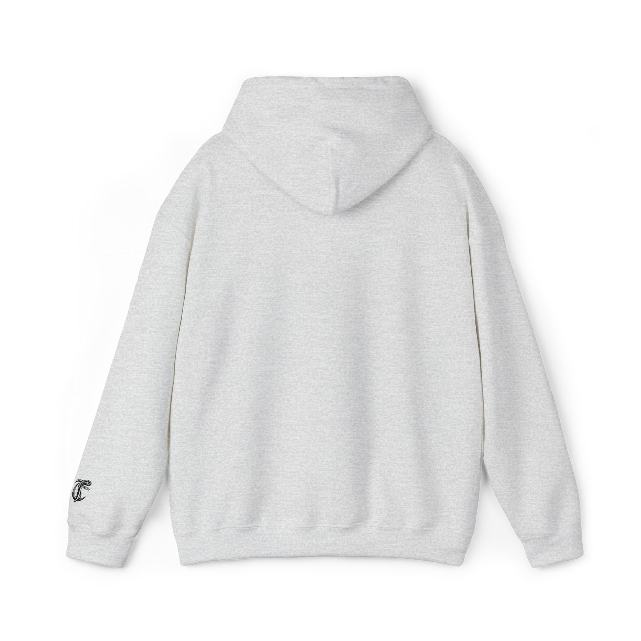 Cut Throat Embroidered Snake Logo Hoodie — Closed Mouth Design
