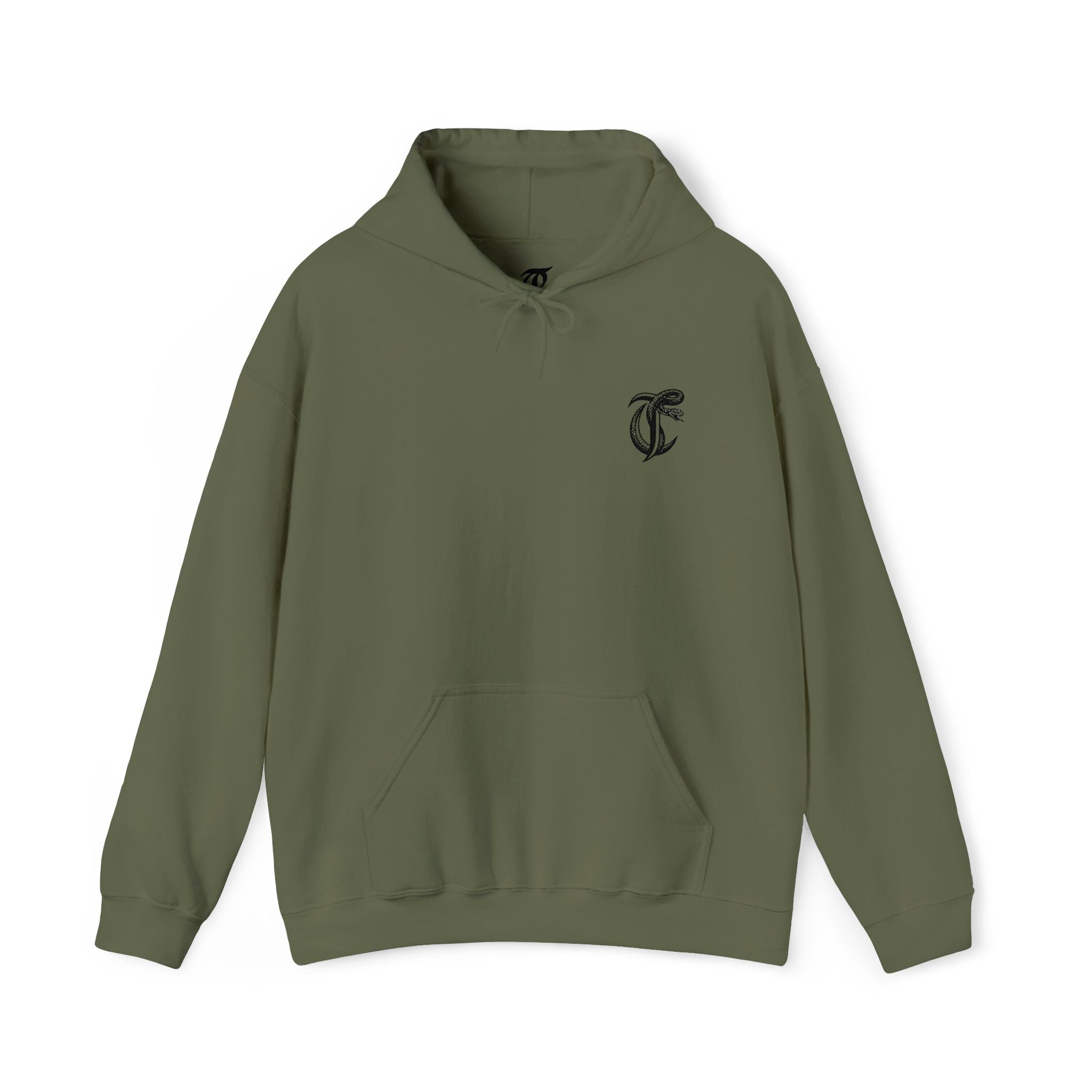 Open Mouth Snake Logo Hoodie (Embroidered)