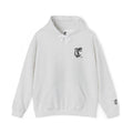 Cut Throat Embroidered Snake Logo Hoodie — Closed Mouth Design