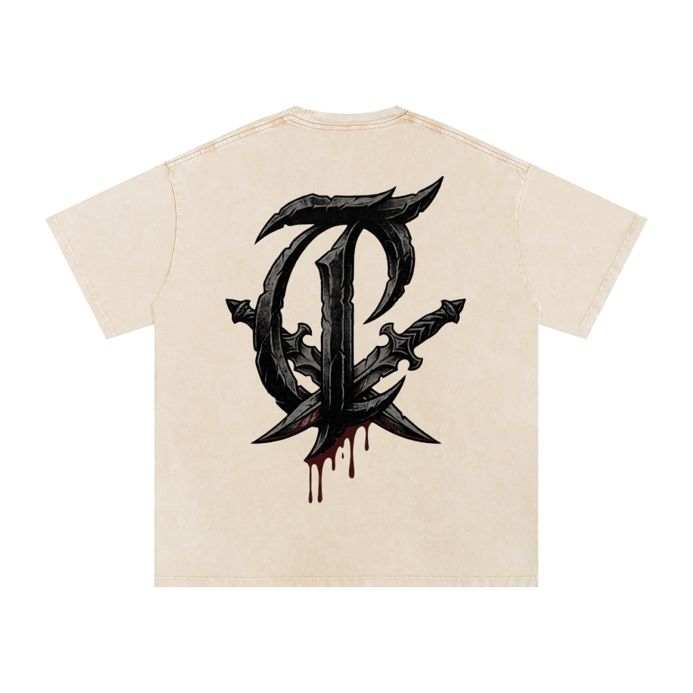 Szn 4 Snow Washed Oversized Cotton T-Shirt