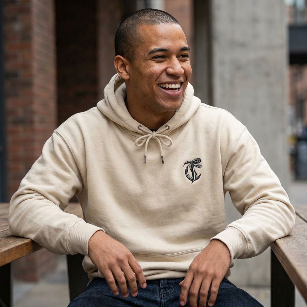 Open Mouth Snake Logo Hoodie (Embroidered)