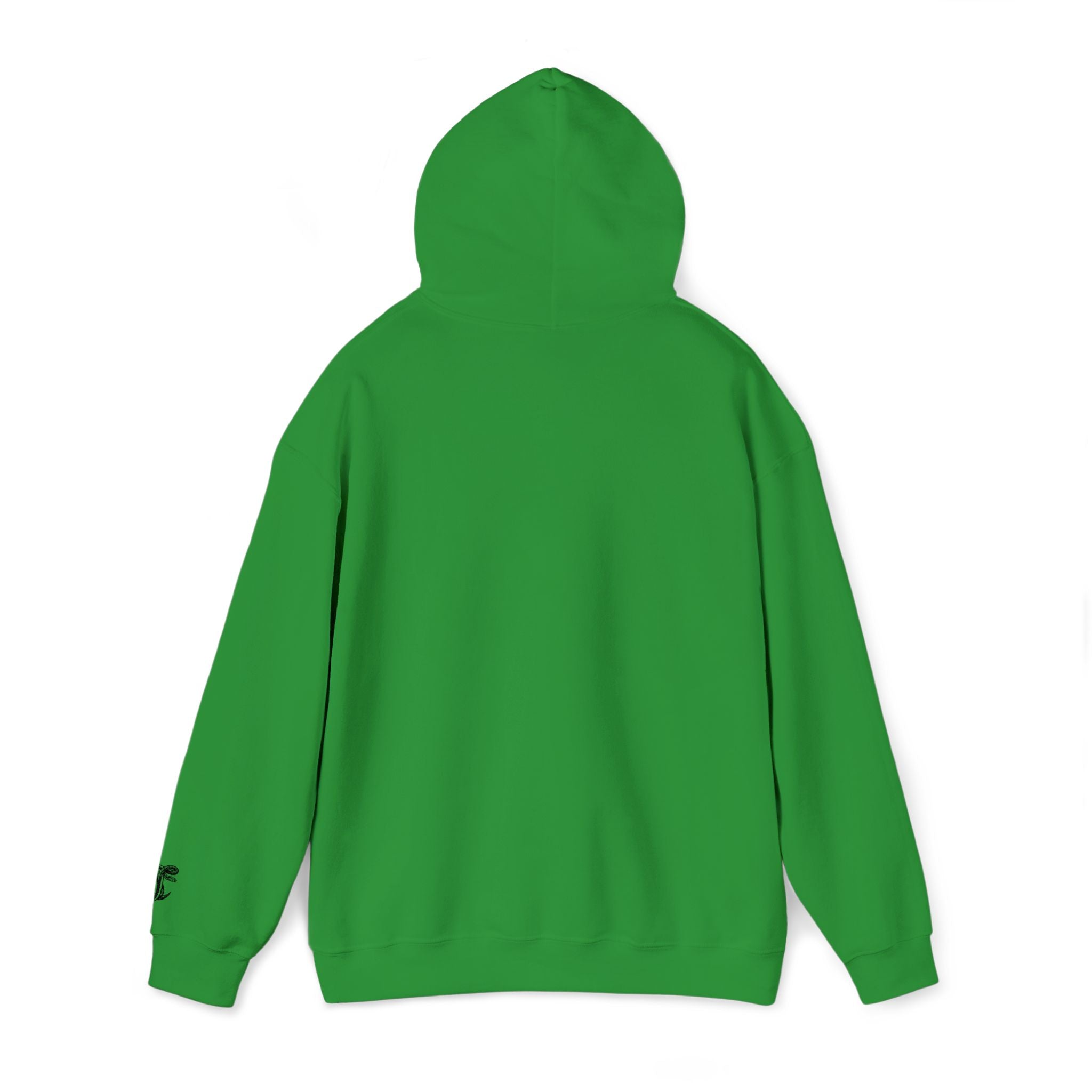 Cut Throat Embroidered Snake Logo Hoodie — Closed Mouth Design