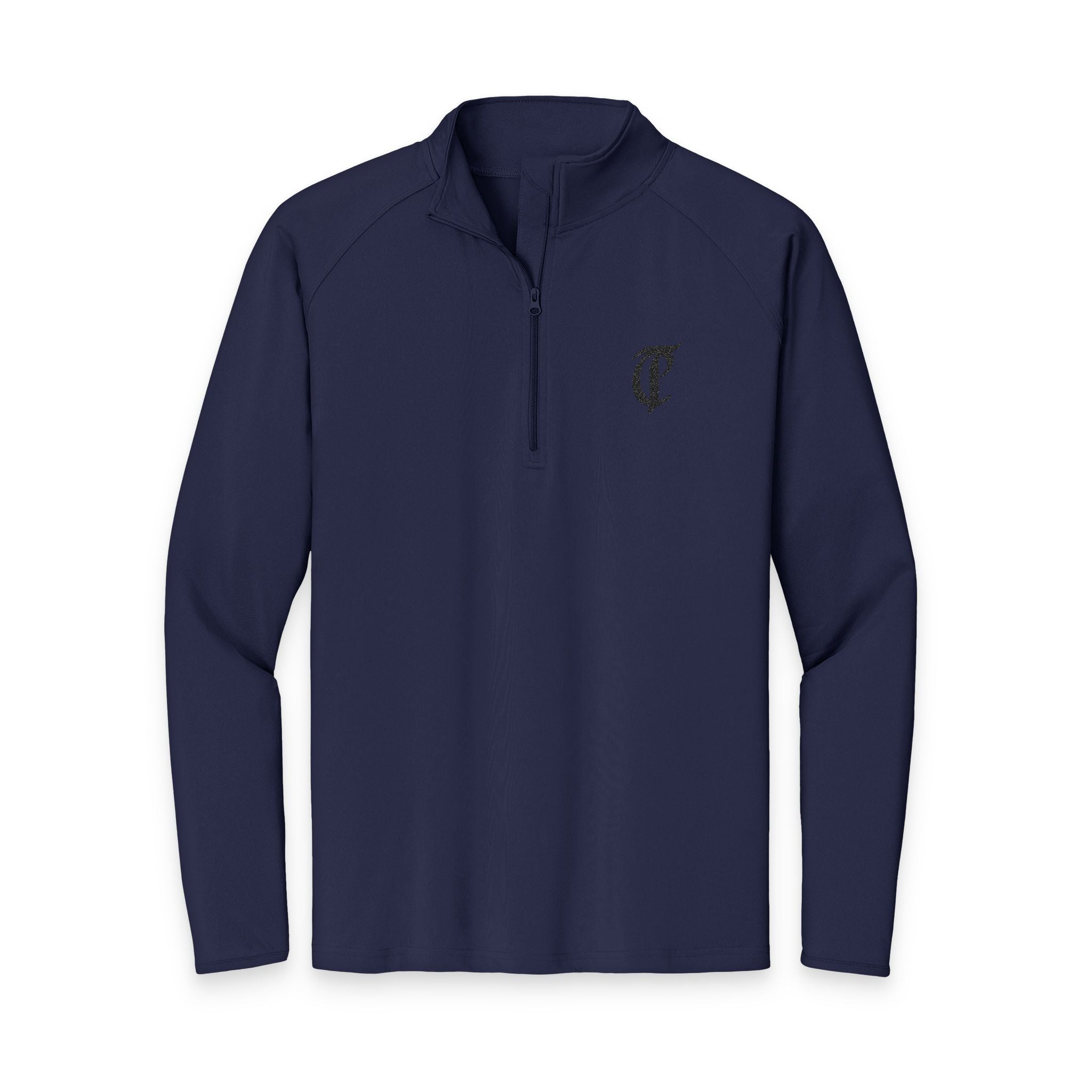Cut Throat Quarter-Zip Pullover —Embroidered