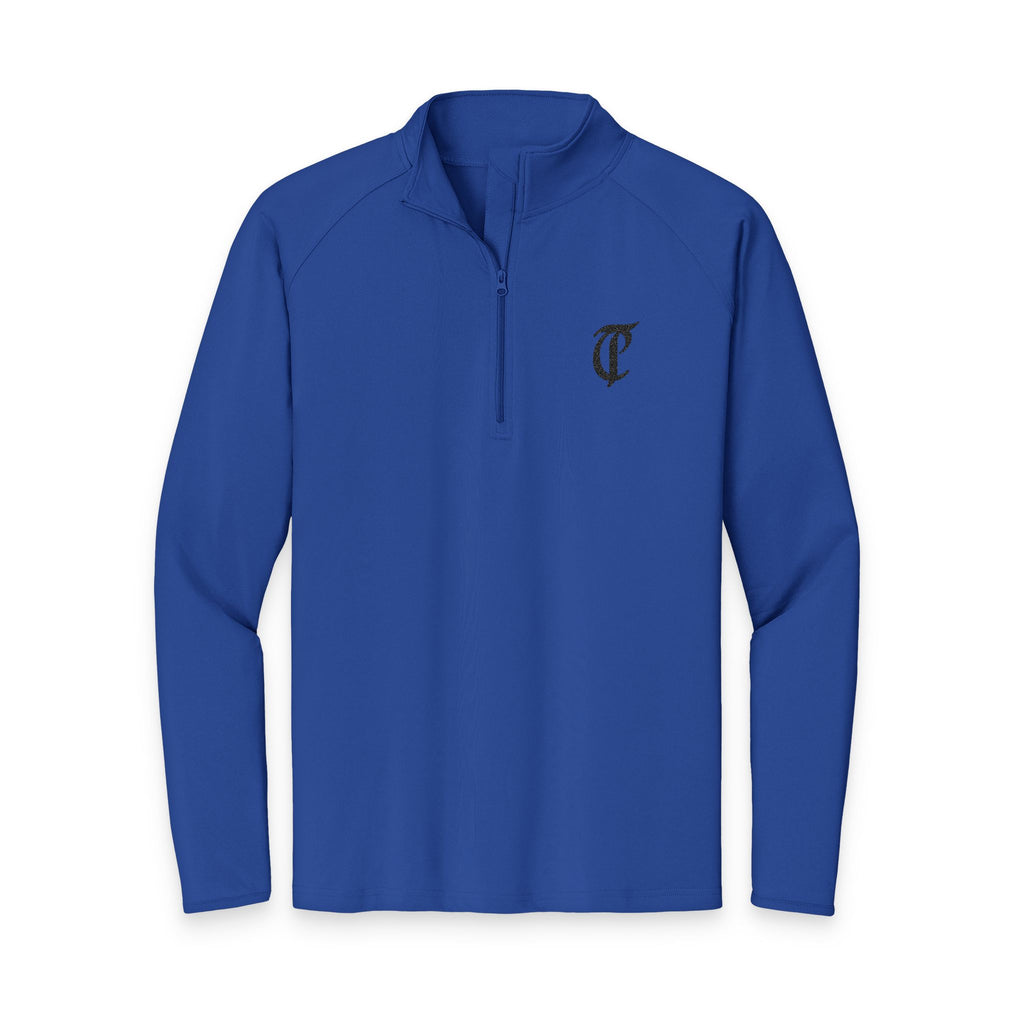 Cut Throat Quarter-Zip Pullover —Embroidered