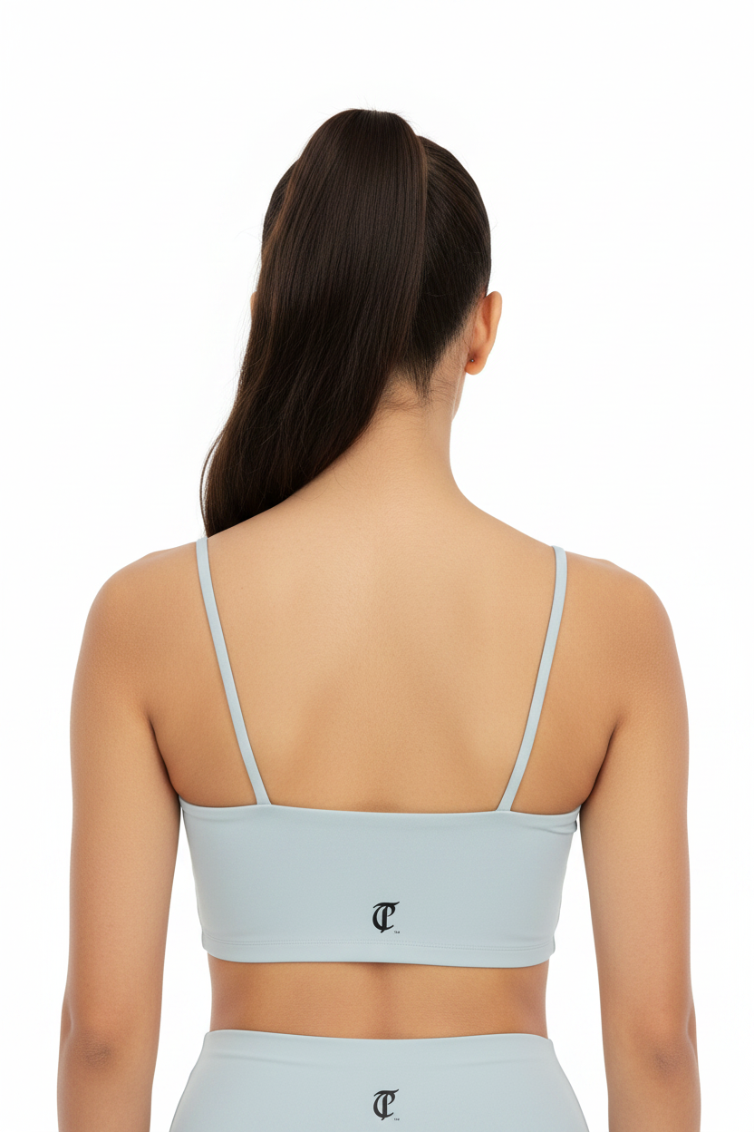 Cut Throat OG Logo -- Spaghetti Strap Sports Bra (Back)