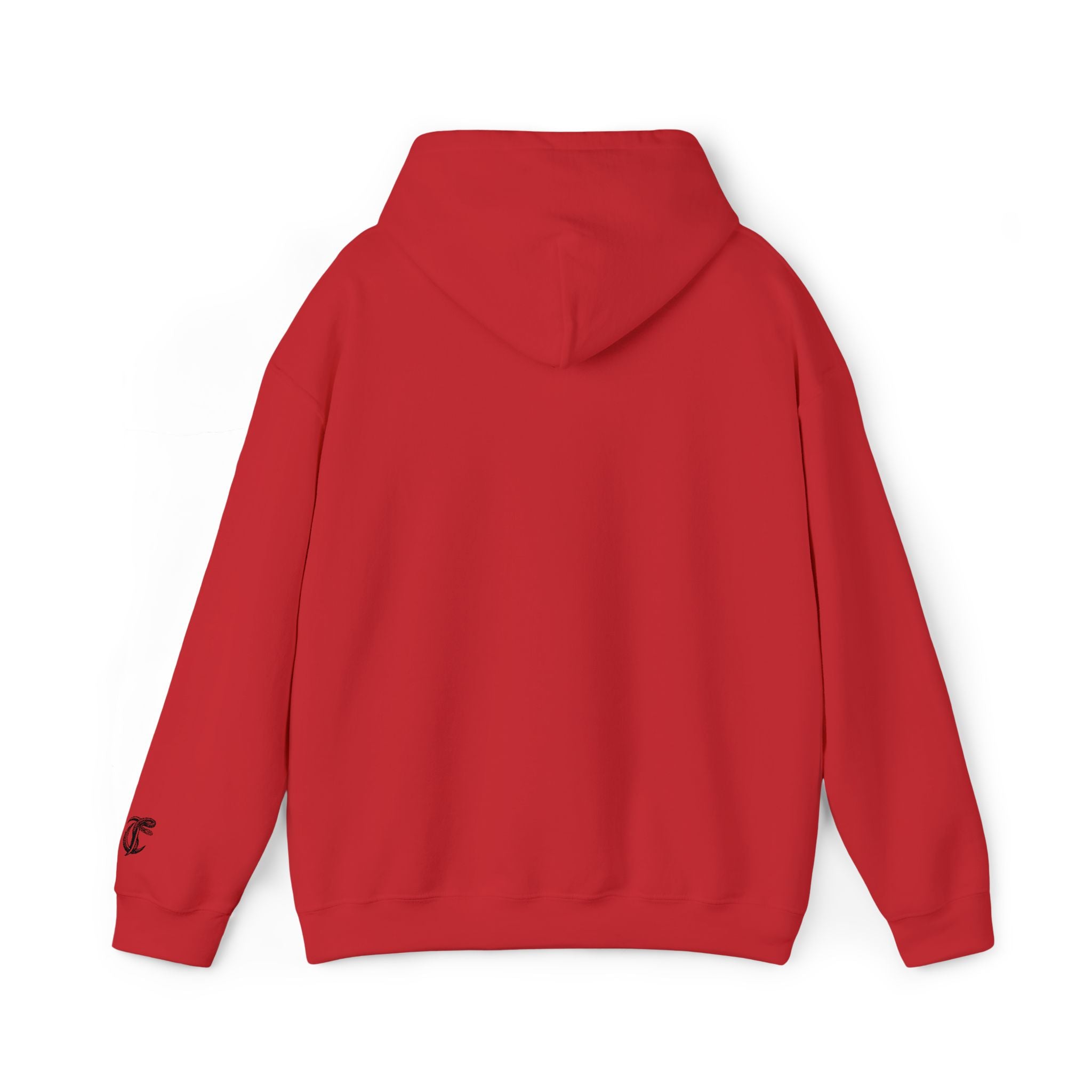 Cut Throat Embroidered Snake Logo Hoodie — Closed Mouth Design