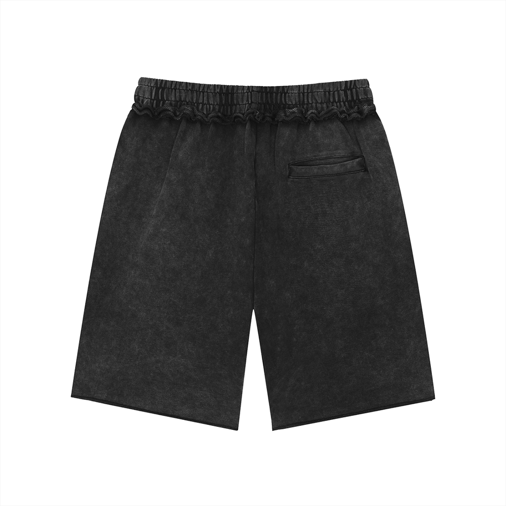 Szn 2 Mineral Wash Raw Edge Shorts