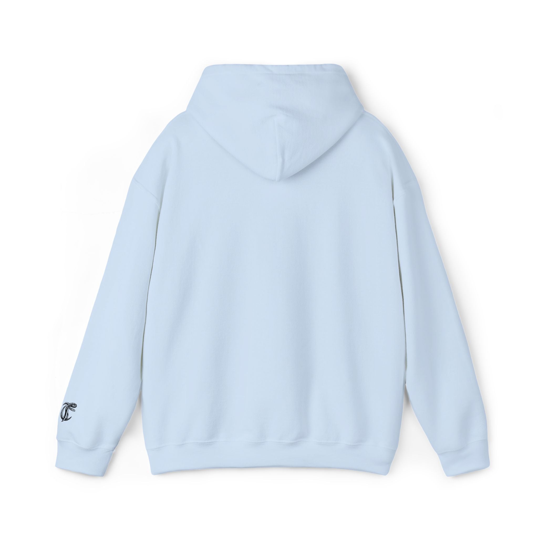 Cut Throat Embroidered Snake Logo Hoodie — Closed Mouth Design