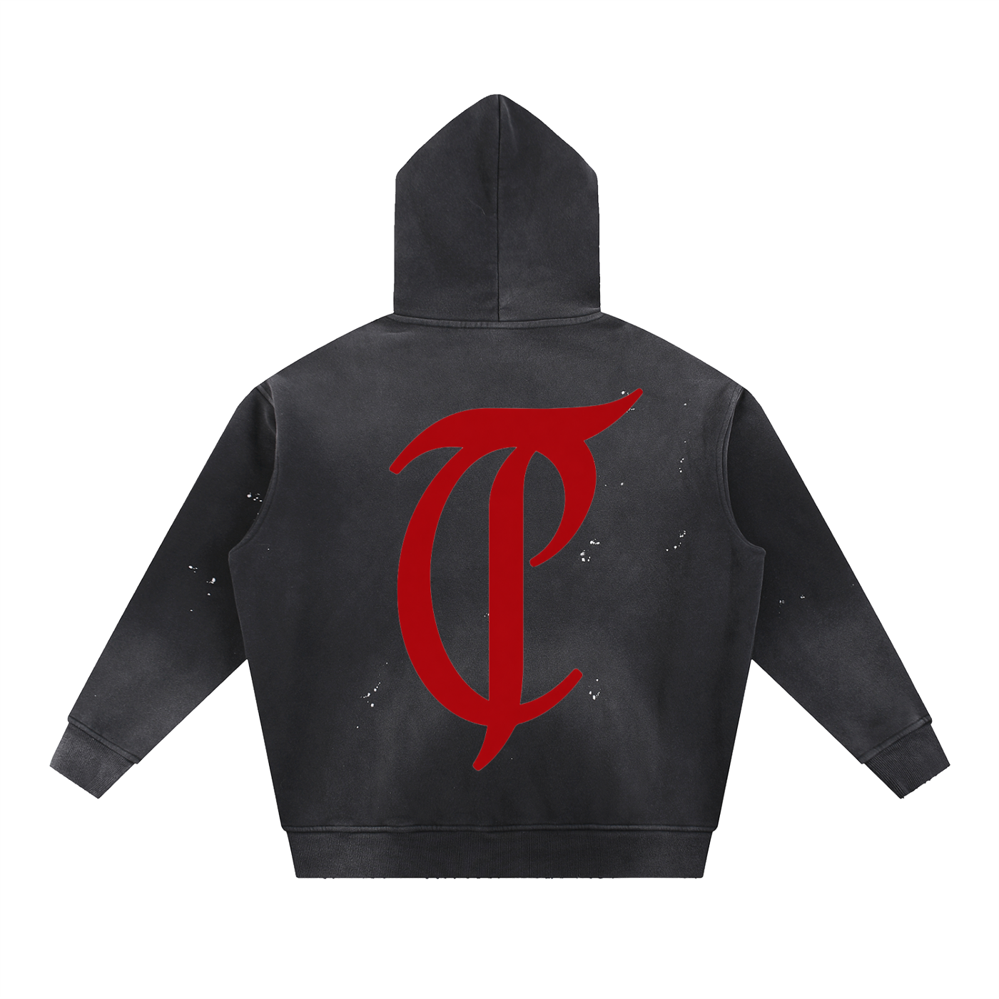 Cut Throat Vintage Frayed Fleece Hoodie