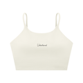 "Unbothered" Spaghetti Strap Sports Bra
