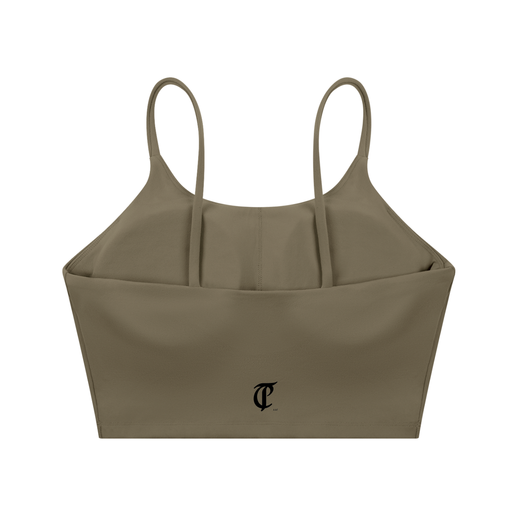 Cut Throat OG Logo -- Spaghetti Strap Sports Bra (Back)