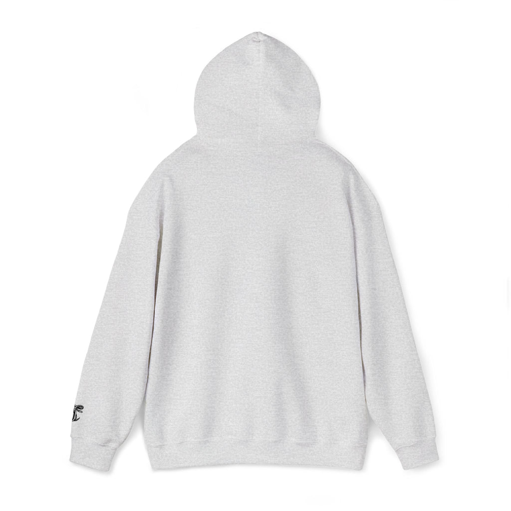 Cut Throat Embroidered Snake Logo Hoodie — Closed Mouth Design