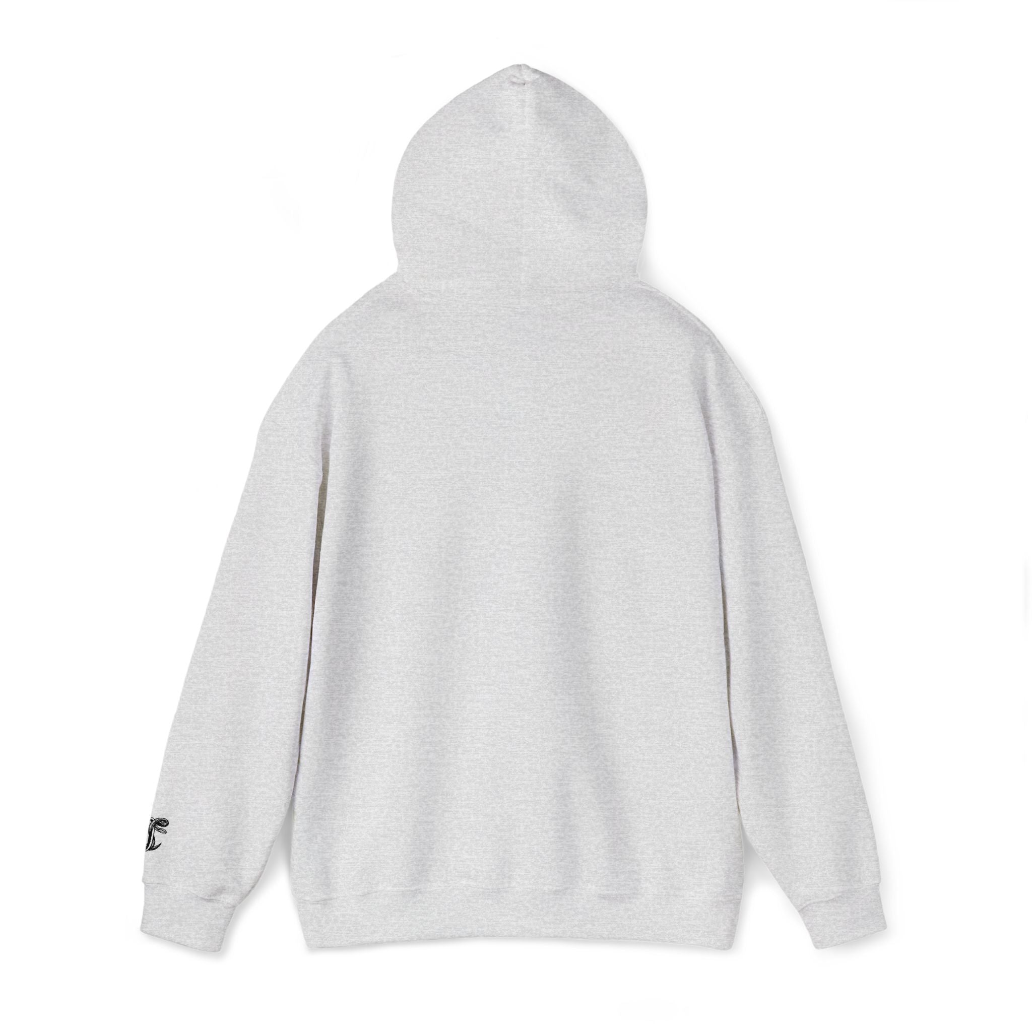Cut Throat Embroidered Snake Logo Hoodie — Closed Mouth Design