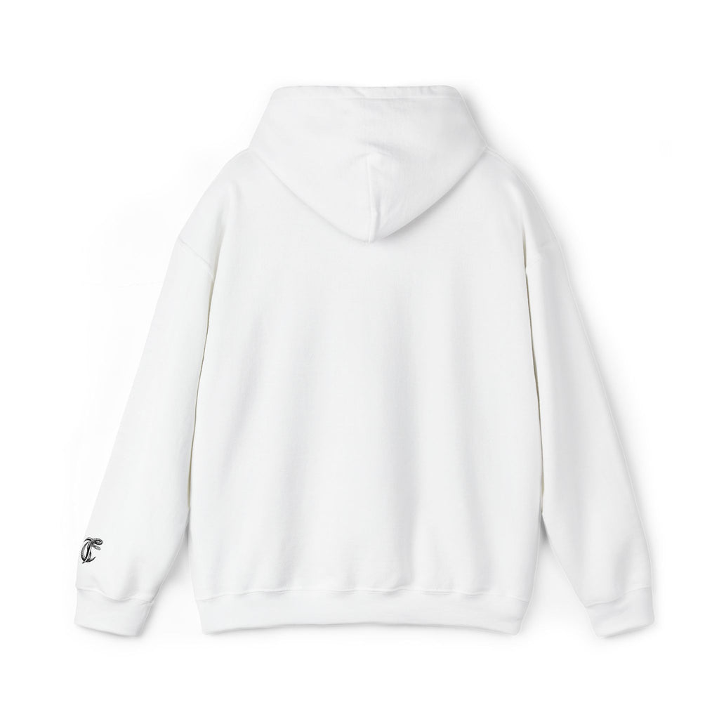 Cut Throat Embroidered Snake Logo Hoodie — Closed Mouth Design