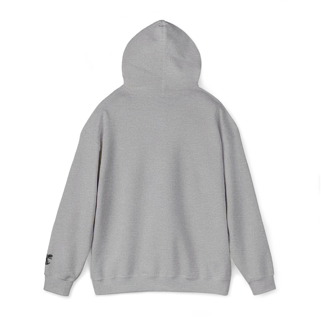 Cut Throat Embroidered Snake Logo Hoodie — Closed Mouth Design