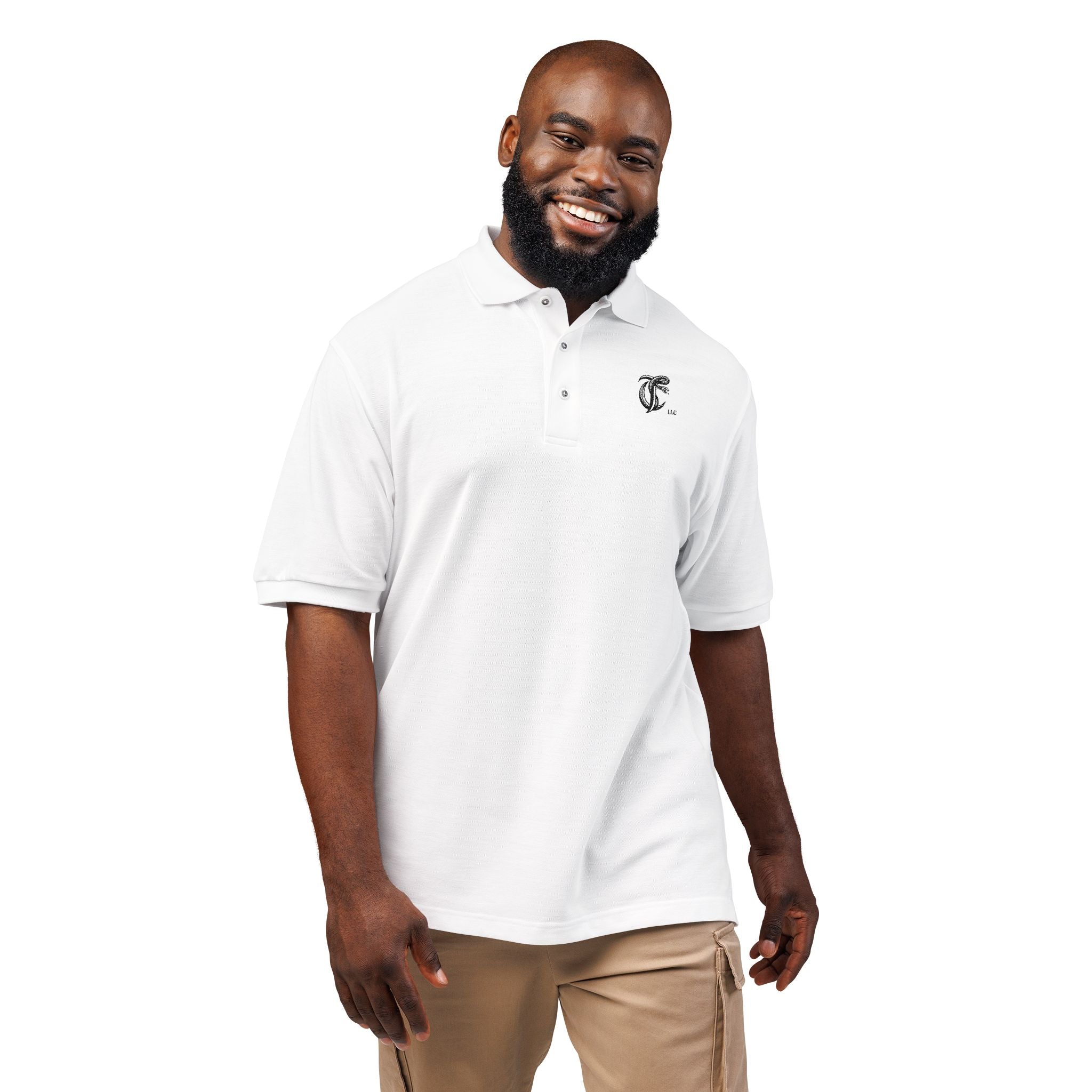 Cut Throat Snake Polo Shirt (Embroidered)