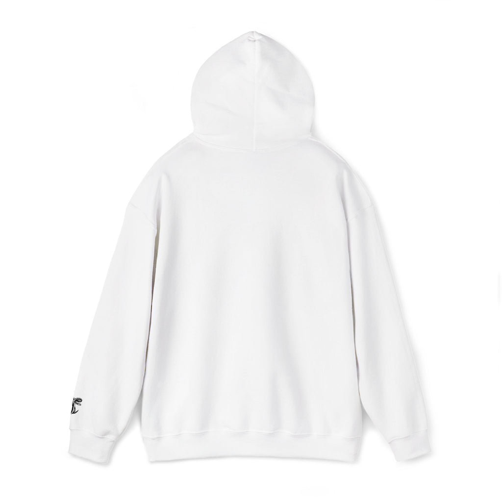 Cut Throat Embroidered Snake Logo Hoodie — Closed Mouth Design