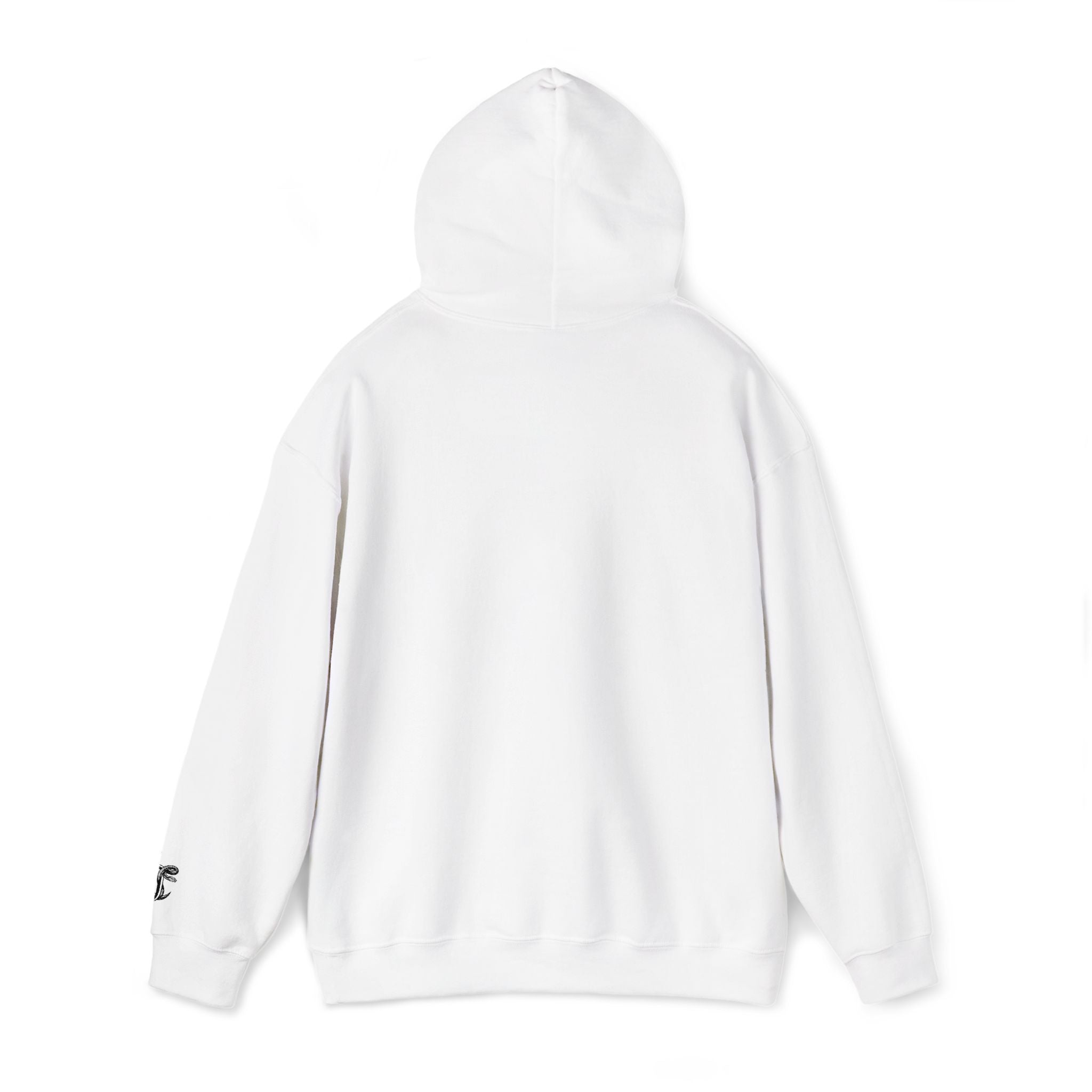 Cut Throat Embroidered Snake Logo Hoodie — Closed Mouth Design