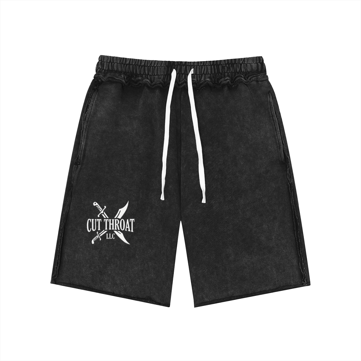 Szn 2 Mineral Wash Raw Edge Shorts
