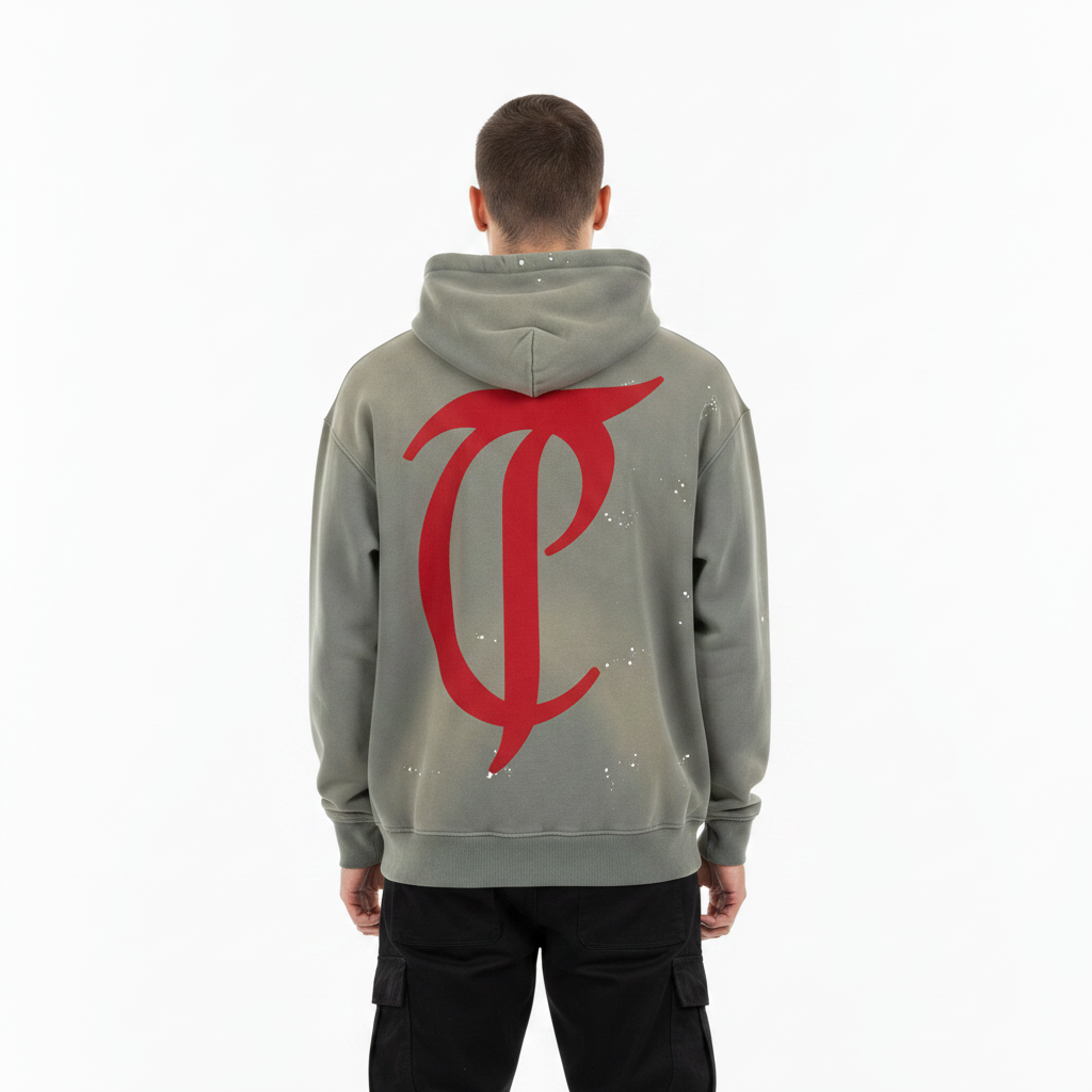 Cut Throat Vintage Frayed Fleece Hoodie